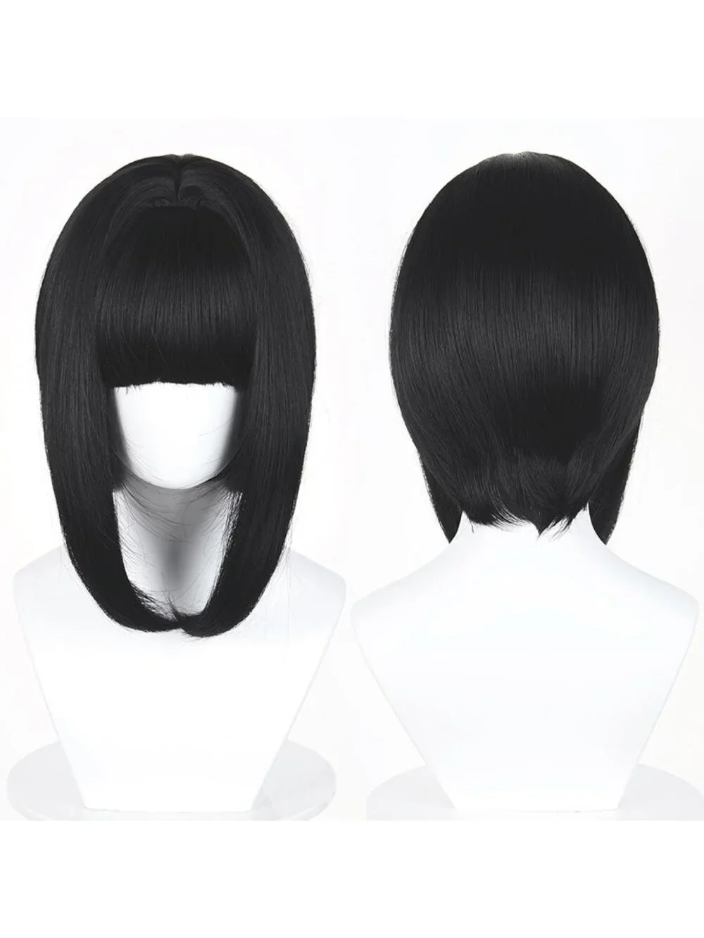 Women's 31.5 Inch Long Black Wig Straight Synthetic Cosplay Halloween Costume